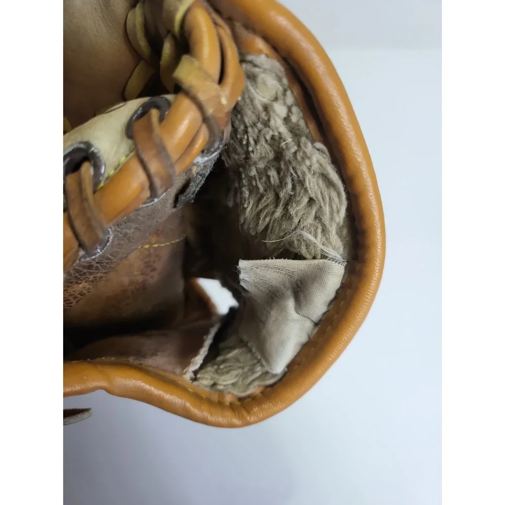 Louisville Slugger LPS8 Baseball Softball Glove 13.5 RHT Brown Steerhide Leather